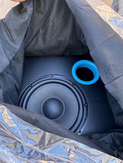 Definitive Tech Subwoofer in Custom Carpeted Enclosure