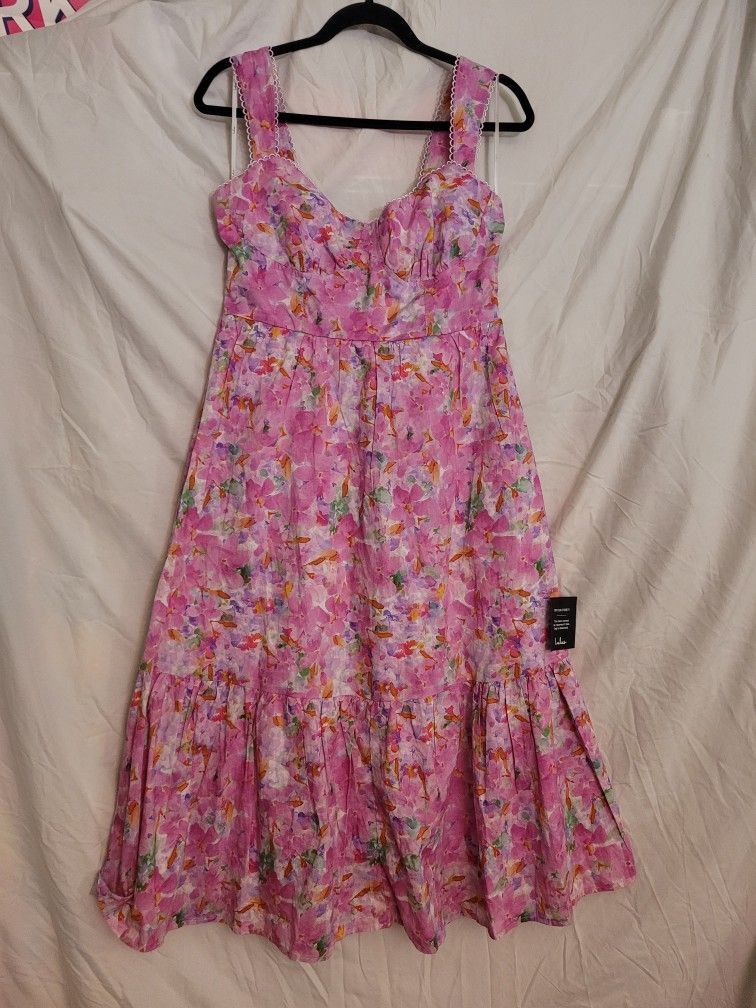Beutitiful Lulus Floral Maxi Dress 