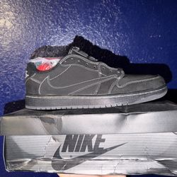 Travis Scott x Air Jordan 1 Retro Low OG SP 'Black Phantom'