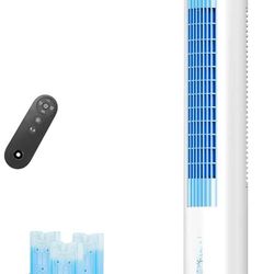 Windowless Portable Air Conditioner Ac Units with Remote, Evaporative Air Tower Cooling Fan,