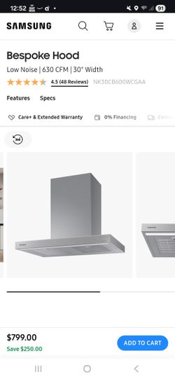 Samsung Kitchen Hood NEW
