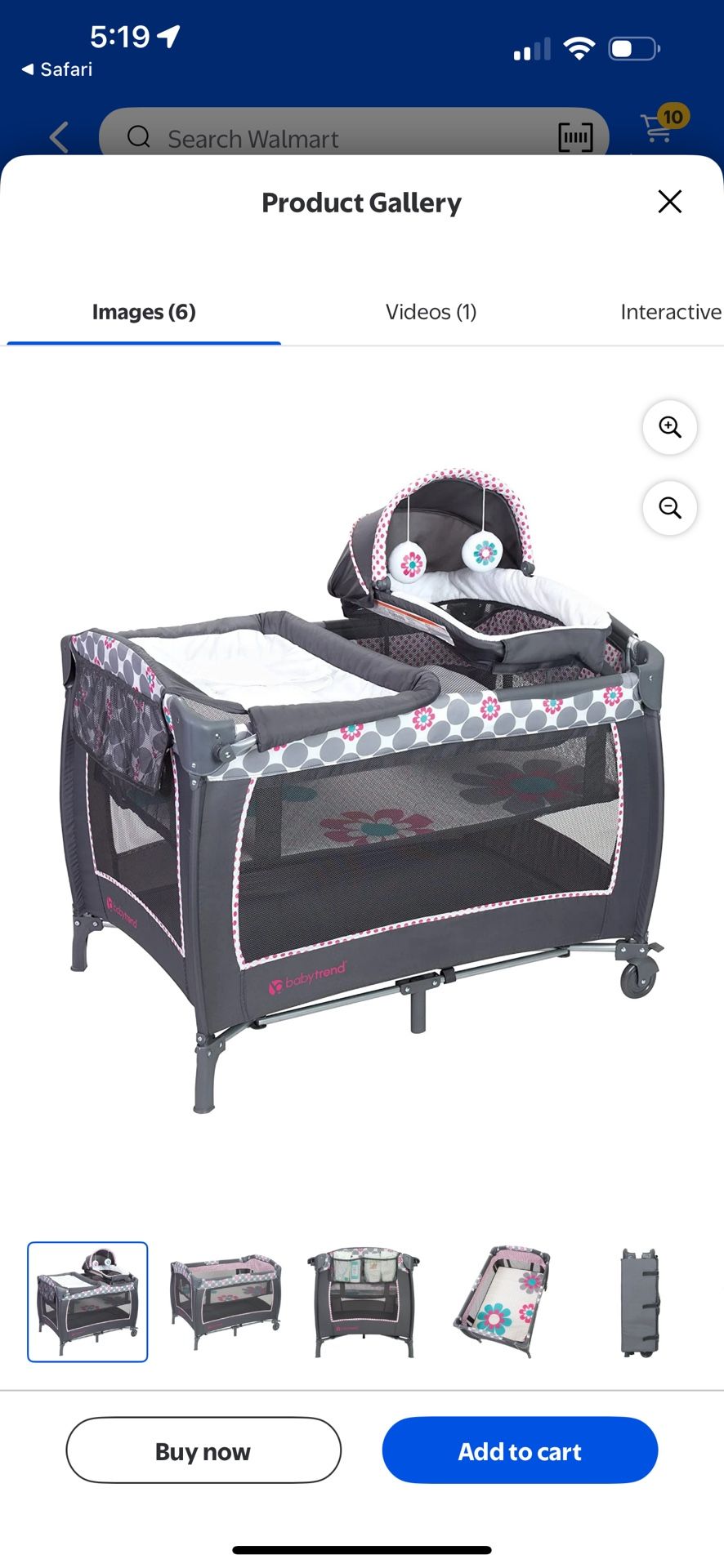 Play pen with bassinet