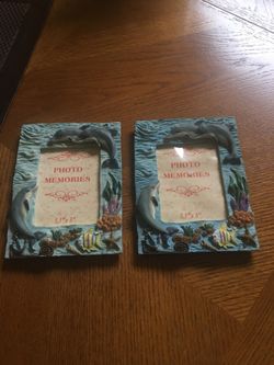 Sea animals 3.5x5 picture frames