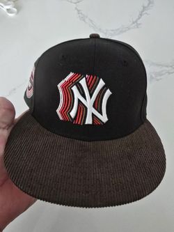 Yankee HAT corduroy Bill NEW 7 1/4 (4) For $80
