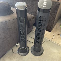 Rotating tower fan