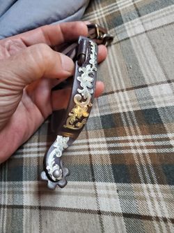 Vintage Spurs with distinctive German inlay