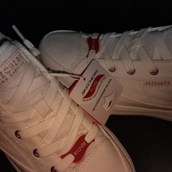 Brand New, SLIP ON Skechers , SIZE 7 Wide.  Never Been Worn, Received As A Birthday Gift. Priced Normally Over $70.00. Pickup Only