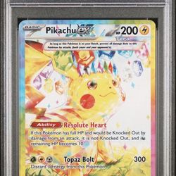 Pikachu Ex Pokemon Ssp En-Surging Sparks 238 NM PSA MINT 9 1276