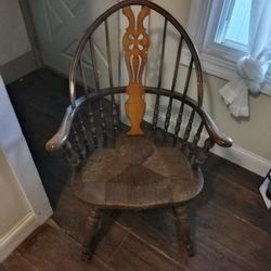 Antique Karpen Windsor Rocking Chair 