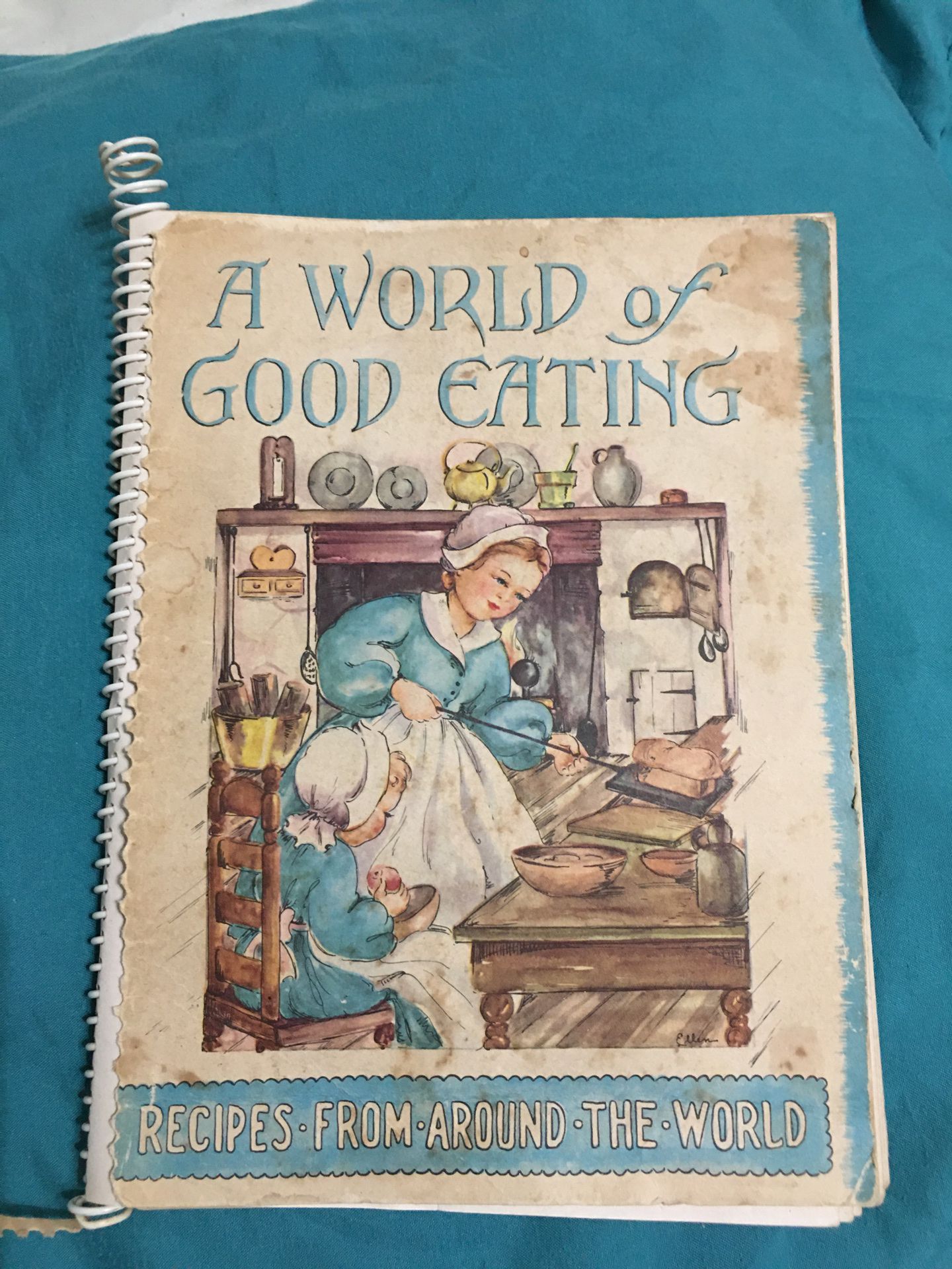 Antique cook book