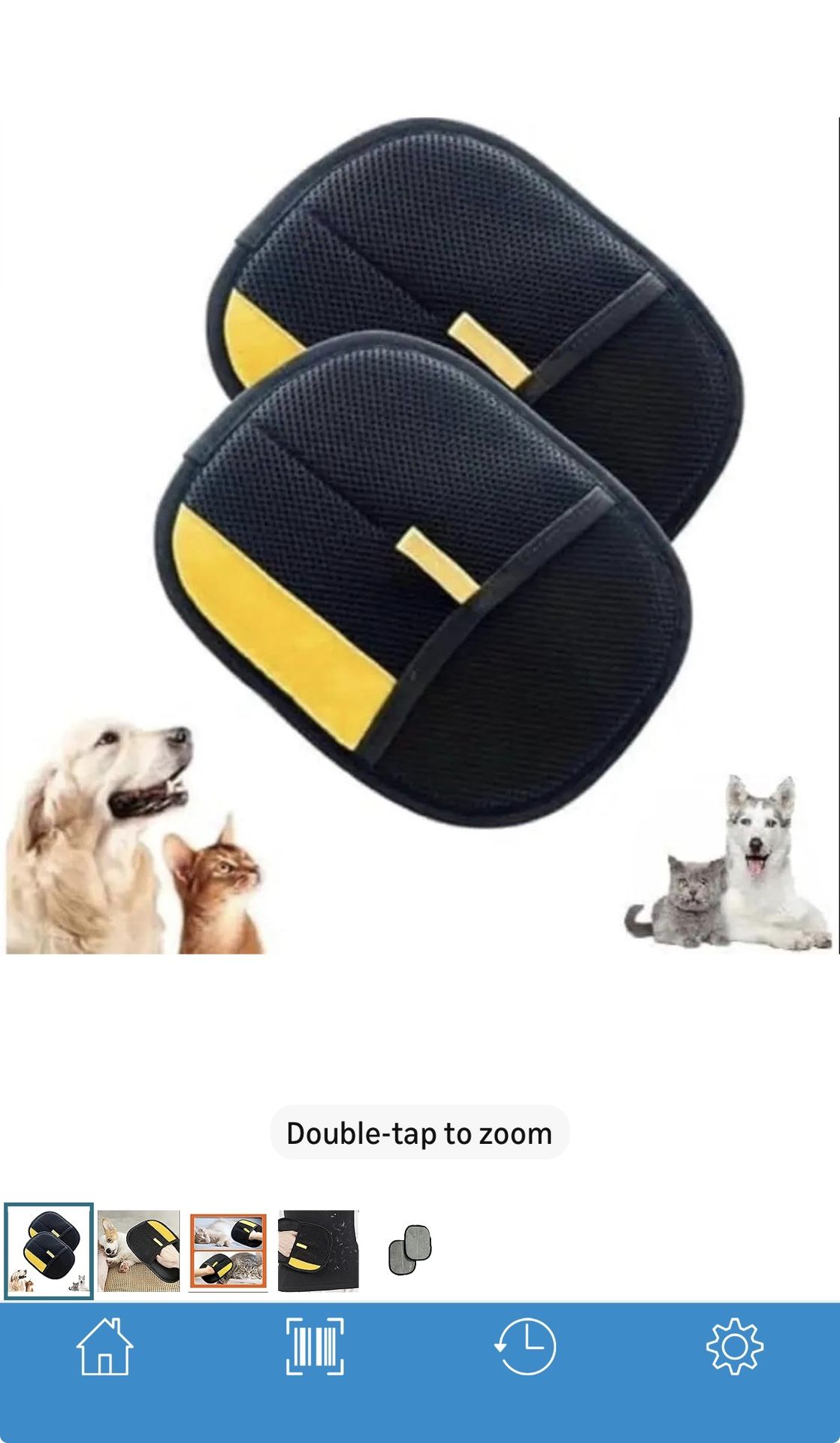 Best Pet Hair Removal Glove is a reusable and washable deshedding and grooming tool designed for both cats and dogs.