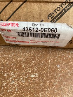 Toyota Highlander 2021 OEM Brake Discs