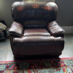 Leather Electric ( Plug in) Recliner