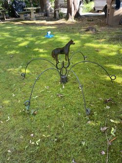 Vintage Hanging Basket Holder 