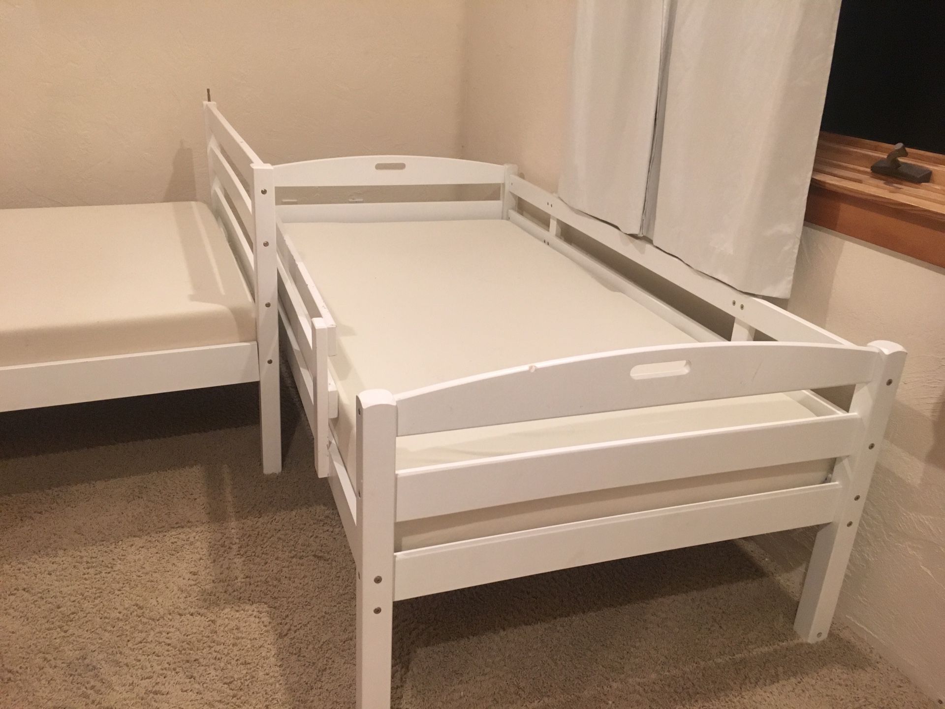 * WHITE BUNK BED SET with LADDER! (orig $899.99)
