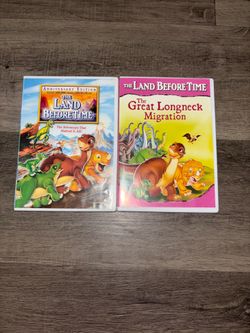 The land before time DVDs both for $6
