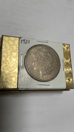 1921 silver Morgan dollar