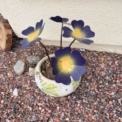 Metal flower Garden decor