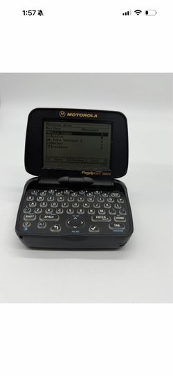 Motorola Worldcom  Pager WORLDCOM Pagewriter 2000x WORKS No Charger,base