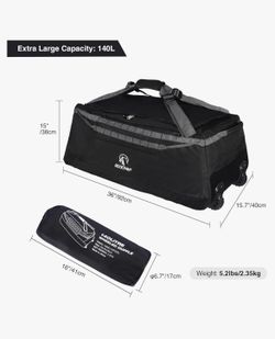 Redcamp wheeled duffle bag
