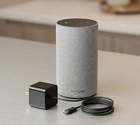 Amazon Echo (2nd Gen) Smart Speaker w/Power Adapter - Gray