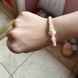 turtle clay bead bracelet 