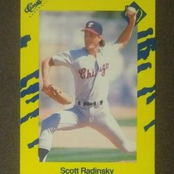 1990 Classic Scott Radinsky Chicago Cubs #T5 Rookie Baseball Card Vintage Collectible Sports MLB