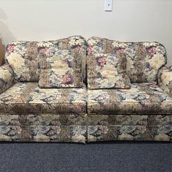 Vintage Floral Sofa Bed