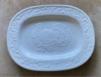 Martha Stewart Collection Ceramic Turkey Plater