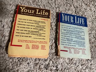 Vintage book/ magazine Your Life