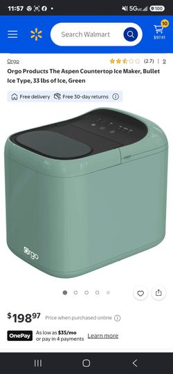 Orgo Countertop Ice Maker 33 lb
