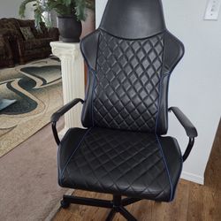 Leather office chair .