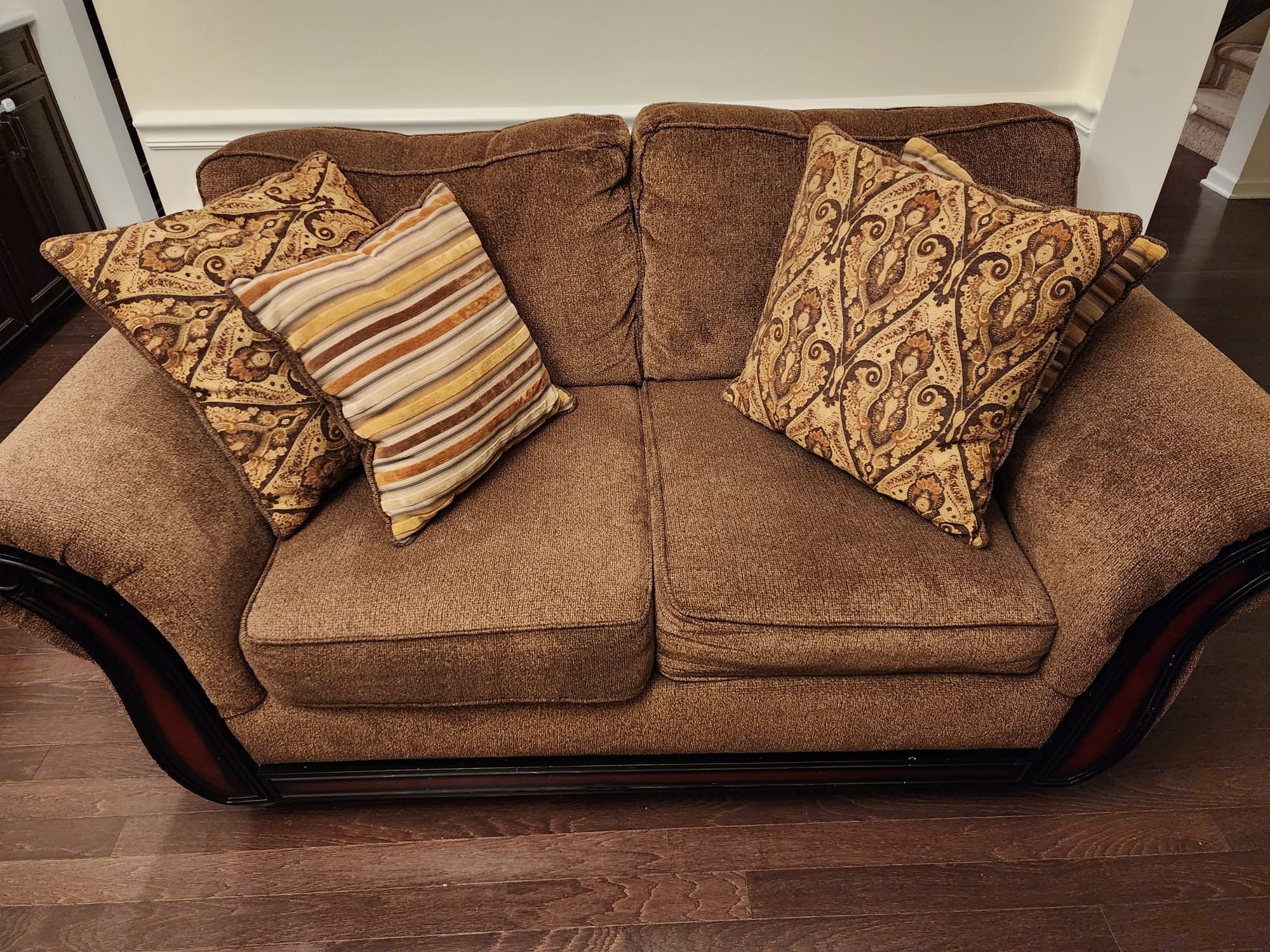 Living Room Set Sleeper Sofa, Loveseat & Accent Recliner