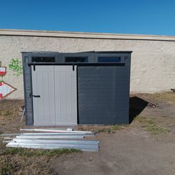 10x7 Sliding Door Storage Shed