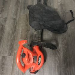 black and decker blower vac
