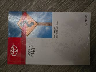 2025 Camry Hybrid Owners manual