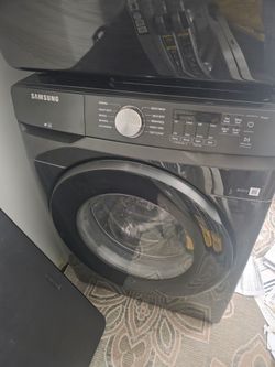 Samsung Front Load Washing Machine Black