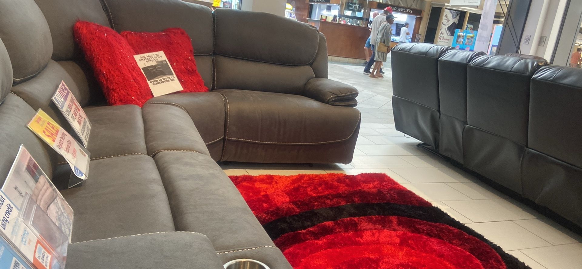 OVERSIZED RECLINING TALL SECTIONAL! WE SELL FOR LESS! 
