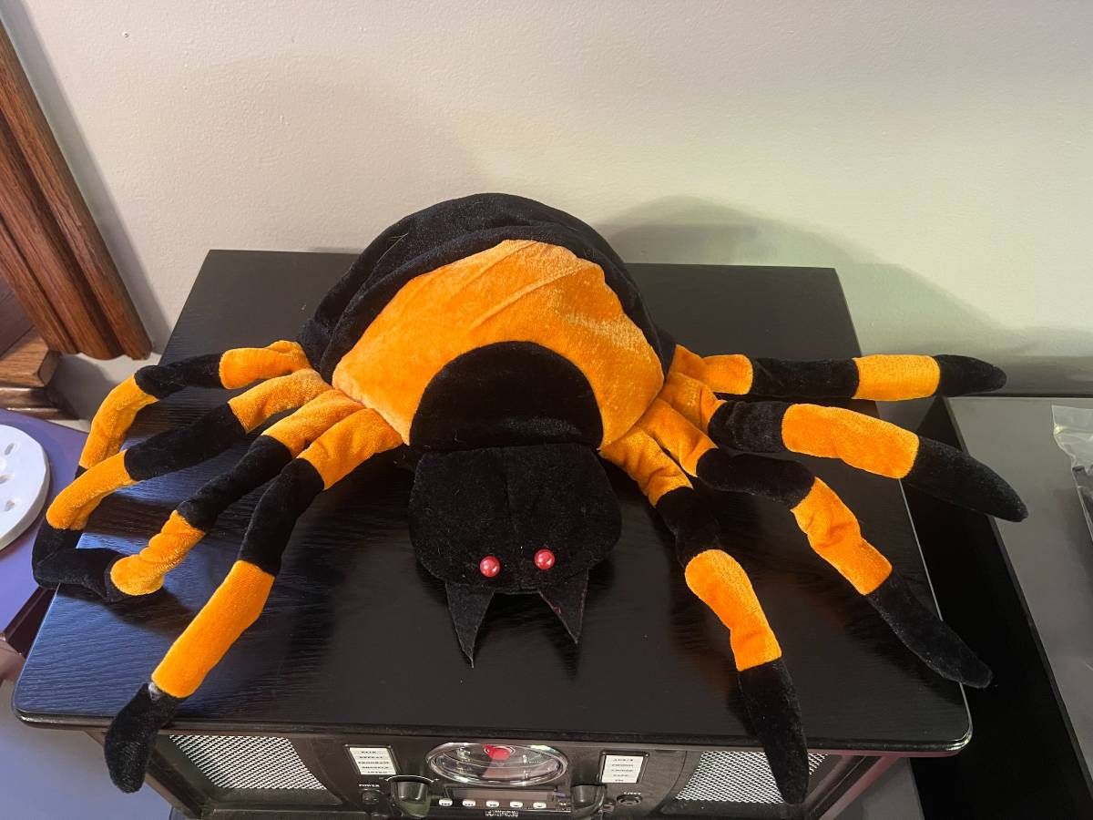 Orange and Black 8 Leg Spider Hat - Halloween Costume
