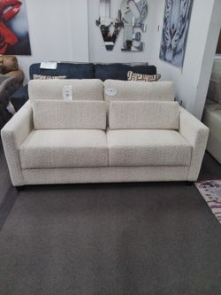 New! Karma, Sleeper Sofa in Bliss Porcelain, QUEEN Size.