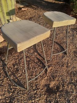 Rustic Stools (2)