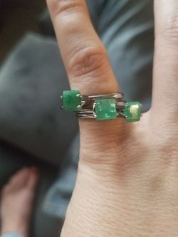 Emerlad rings 20 each
