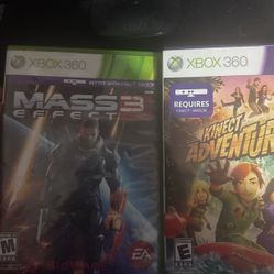 Xbox 360 Kinect And 2 Games