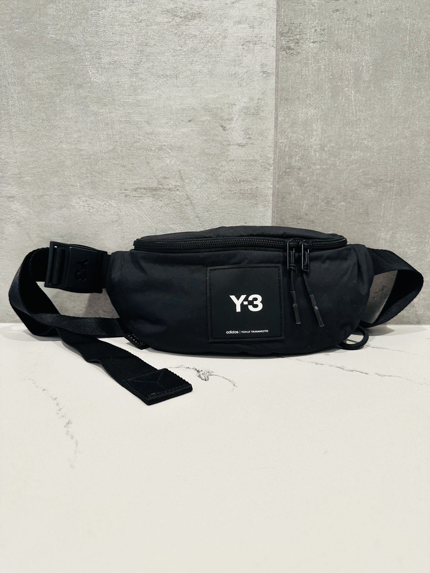 Y3 Crossbody X Belt Bag, Nylon with Multiple Compartments