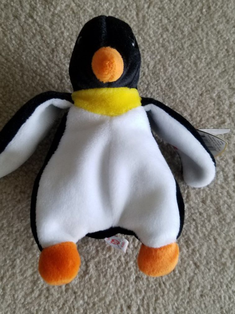 1995 WADDLE THE PENGUIN BEANIE BABY