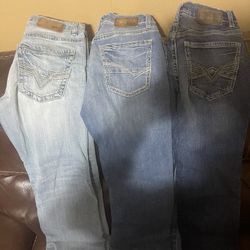 Jeans BK Size 28L 29x36 30x30 $25 Each 