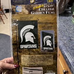 Spartans Garden Flag