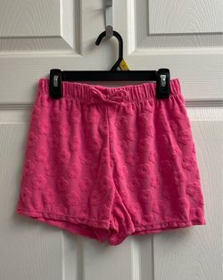 Brand new Girls pink flower print shorts size 10 kids