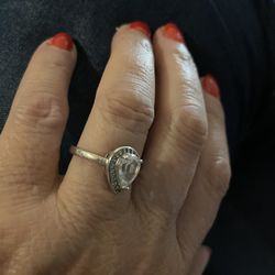 Beautiful 14K GOLD Plated With Grade AAA Zirconia .... Size 8