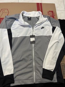 Nike Track Jacket Grey White Black